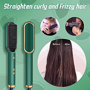 Hair Straightener Electric Comb (For Women And Men)