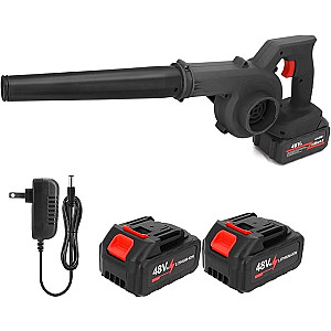 Cordless Blower with rechargeable 2 lithium batteries
