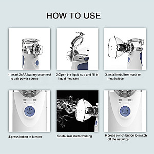 Mini Handheld portable Inhale Nebulizer