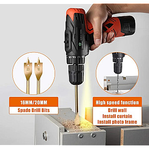 Tool Kit 12V Cordless Drill with Screwdrivers