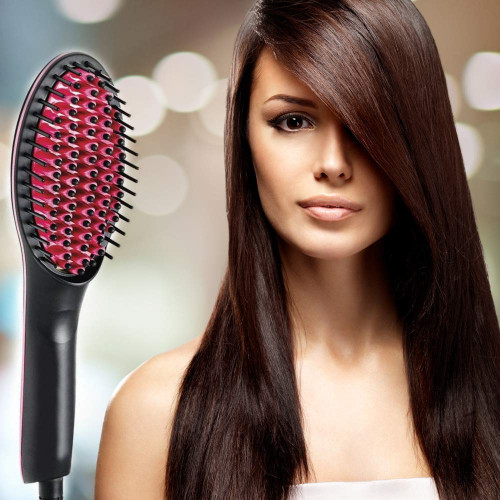 Szentpeter Simply 2 in 1 Hair Curler and Straightener Brush
