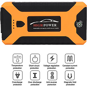  12V 600A Peak Battery Jump Starter with 20000mAh