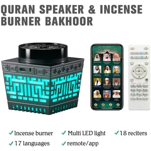 Burner Oud Bakhoor With Quran Speaker