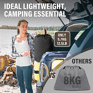 Twin Air Mattress with Built in Rechargeable Pump