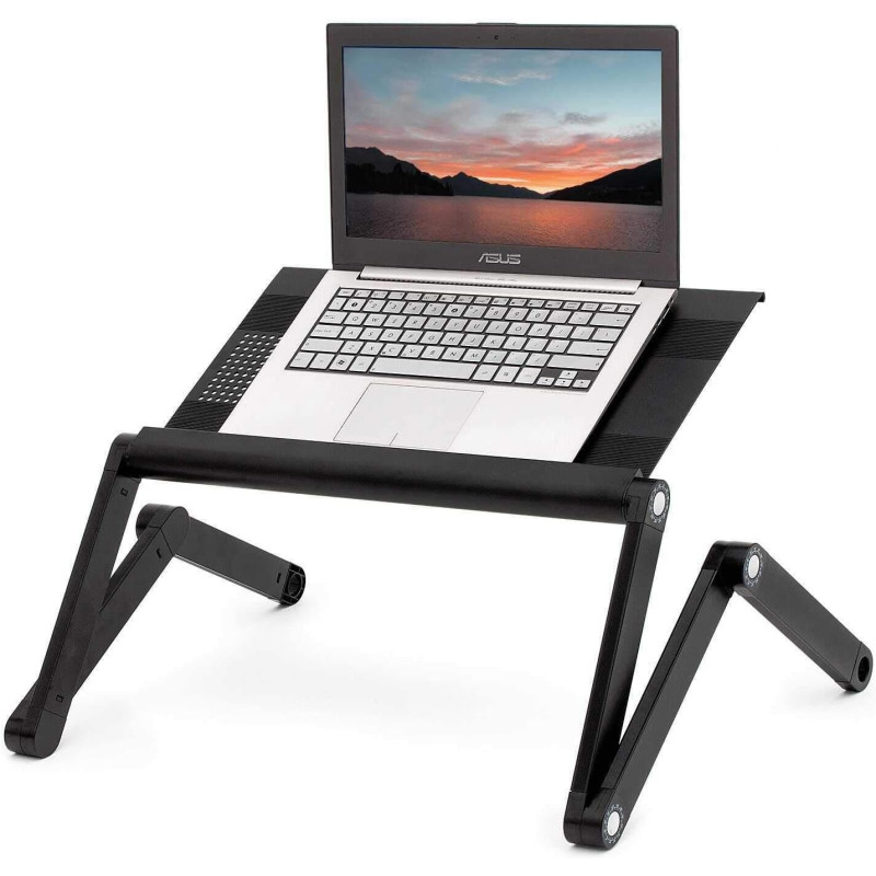Adjustable Laptop Stand for Bed Height Up to 18"