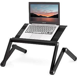 Adjustable Laptop Stand for Bed Height Up to 18"