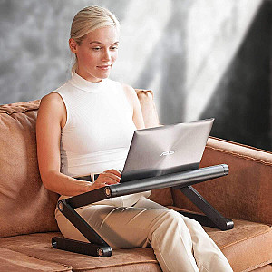 Adjustable Laptop Stand for Bed Height Up to 18"