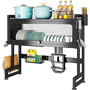 Kitchen Sink Shelf With Cabinet Door