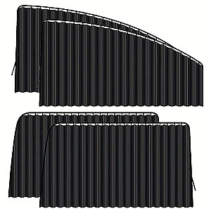 4pcs Portable Car Side Window Shade