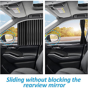 4pcs Portable Car Side Window Shade