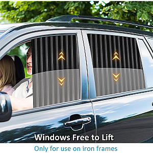 4pcs Portable Car Side Window Shade