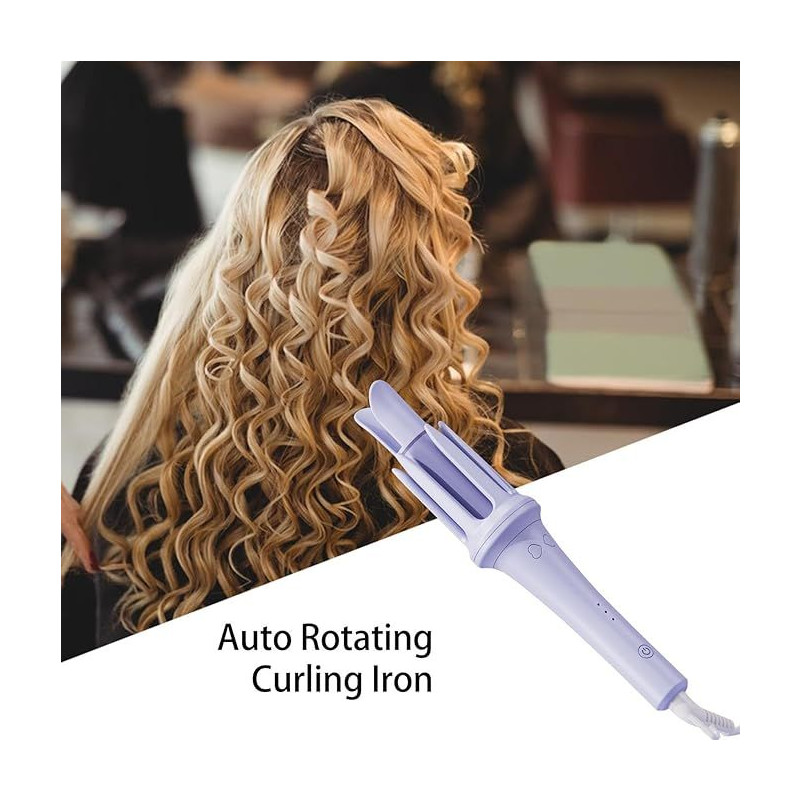Automatic Hair Curler for Long Hair Crimping Rotating Iron