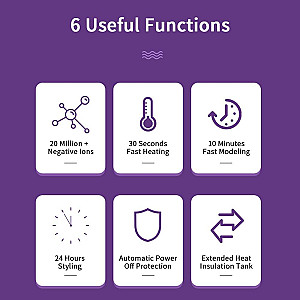 Automatic Hair Curler for Long Hair Crimping Rotating Iron