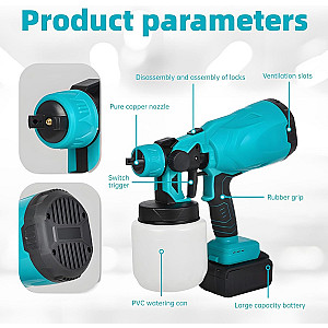 Battery Powered Paint Sprayer System
