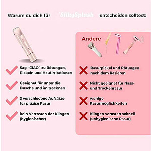 Silky Splash Vamaro Shaver