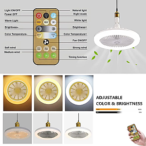 Ceiling Fan With Light Remote Control